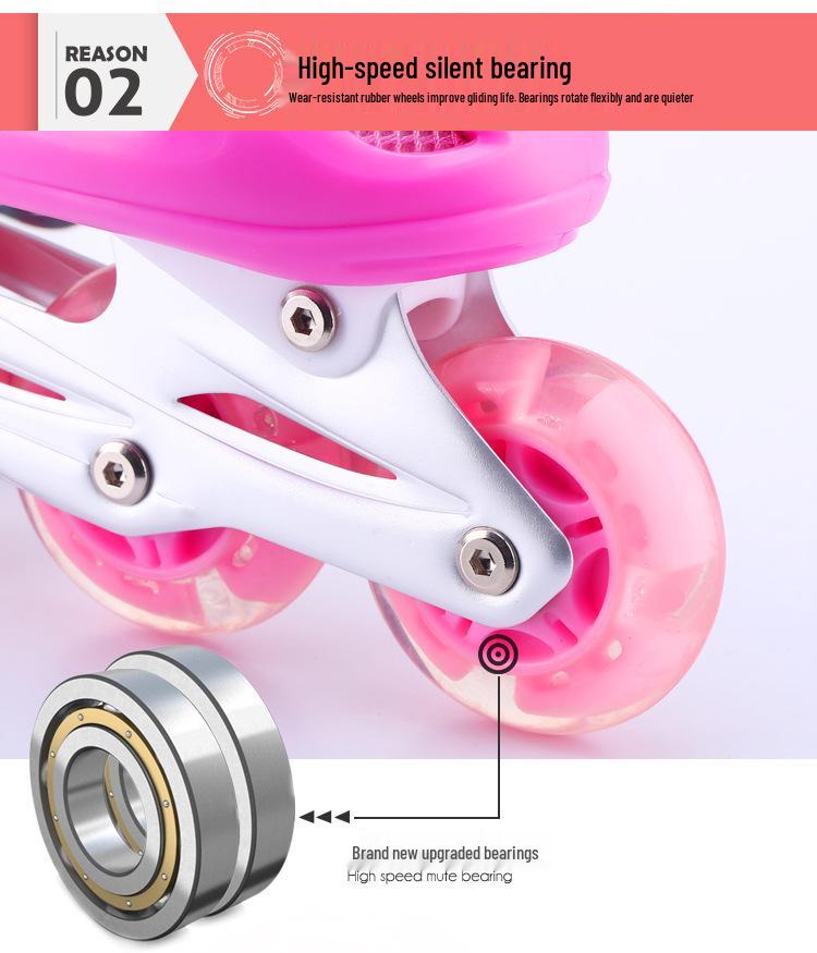 Ρυθμιζόμενα Παγοπέδιλα & Πατίνια Inline για Ενήλικες και Παιδιά με Μονό Φωτιζόμενο Τροχό