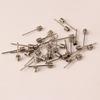 50PCS Stainless Steel Sports Ball Inflating Pump Pins Soccer Football Basketball Air Valve Adaptor Needle for Inflatable Sports