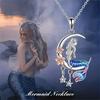 Mermaid Star Multi-color Necklace European and American Fashion Valentine's Day Gift Pendant Fashion OL