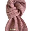 Wool Blended Knitted Scarf for Women In Winter Korean Style Soft and Waxy Fashionable Versatile Warm Student Couple Autumn and Winter Scarf for Men