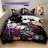 3Pcs Nightmare Before Christmas Art Bedding Sets For All Sizes New 3D Printed Bed Cover Comforter Duvet Cover Pillowcase Bedroom Decoration