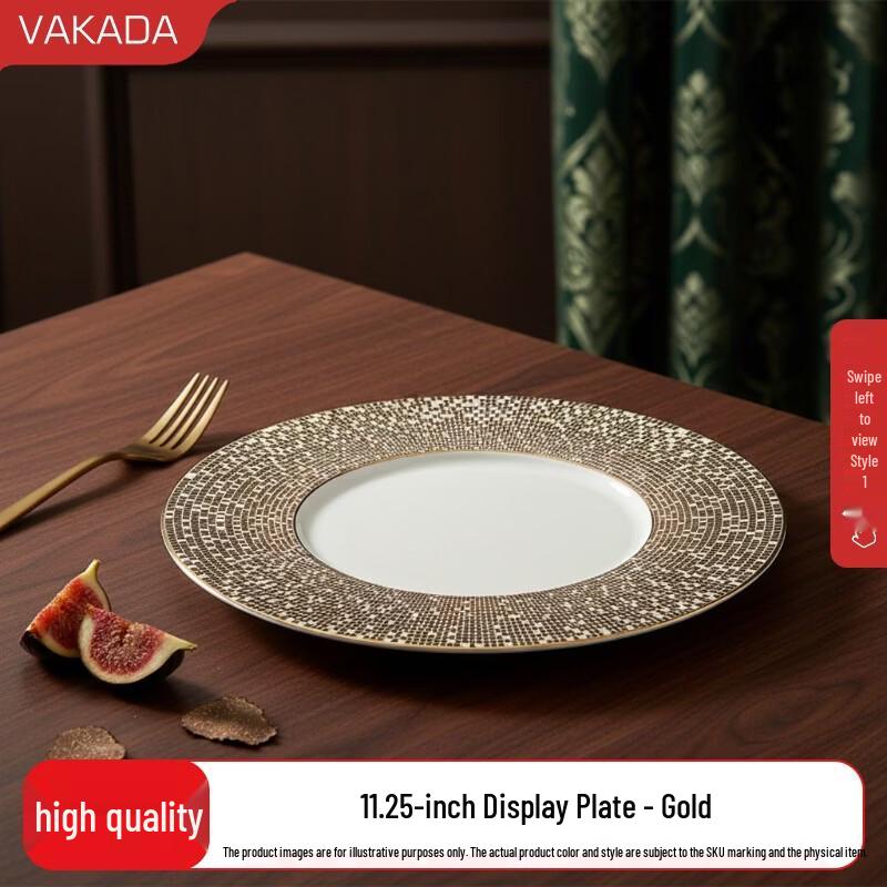 VAKADA Bone China Dinner Plate