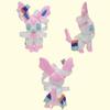 Sada plyšáků Pokemon Eevee Evolutions - Sylveon Sun Moon Original Vaporeon Flareon Leafeon