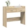 Console Table Sonoma Oak 90 x 35 x 80 cm Particle Board