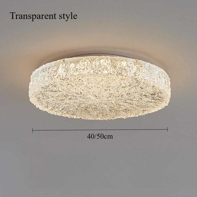 

2026 новый итальянский смоляной потолочный светильник скандинавское золото роскошный свет для спальни украшение столовой 40 см 50 см круглый потолочный светильник Tricolor light&Dia 40cm