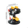 Mini Table Bench Vise Clamp Rotation Adjustable Universal Suction Cup Vice for Model