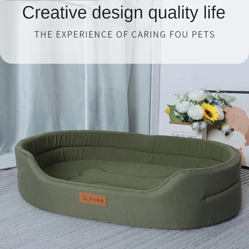 Winter Dog Pet Beds Square Dog Bed For Large Dogs Custom Size Dog Sofa Beds Waterproof Customized Pet Bed Inner Pad Washable
