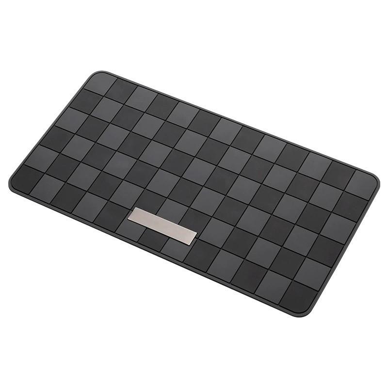 Car Dashboard Anti Slip Mat Grid Pattern Non Slip Pad Sticky Mat For Phone Keys Small Items Car Interior Decoration