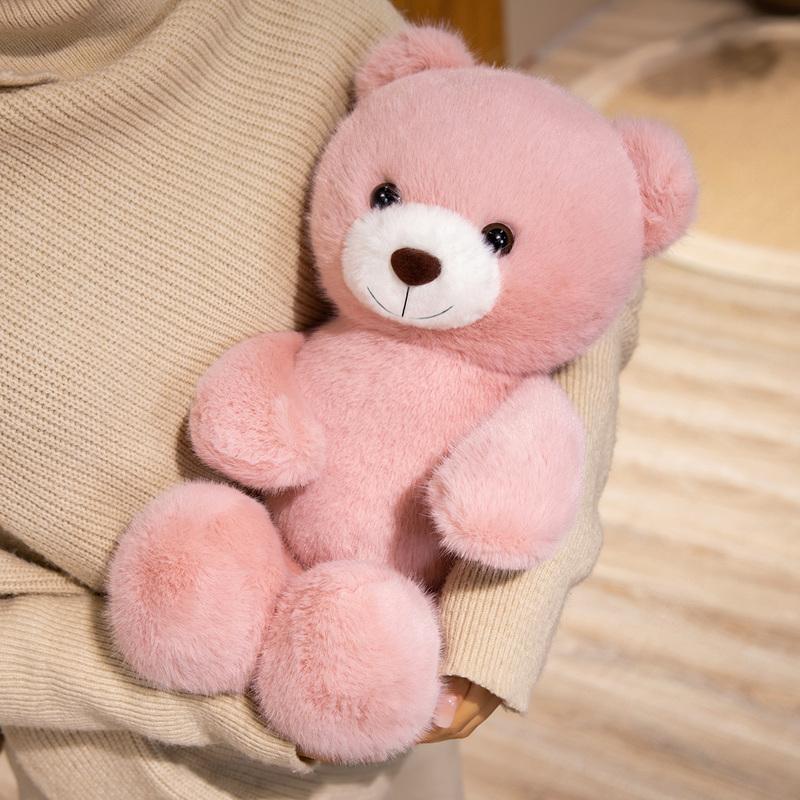 45-75cm Soft Teddy Bear Plush Toys White&Pink&Brown Bear Super Big Hugging Pillow Animal Cushion Children Birthday Gift