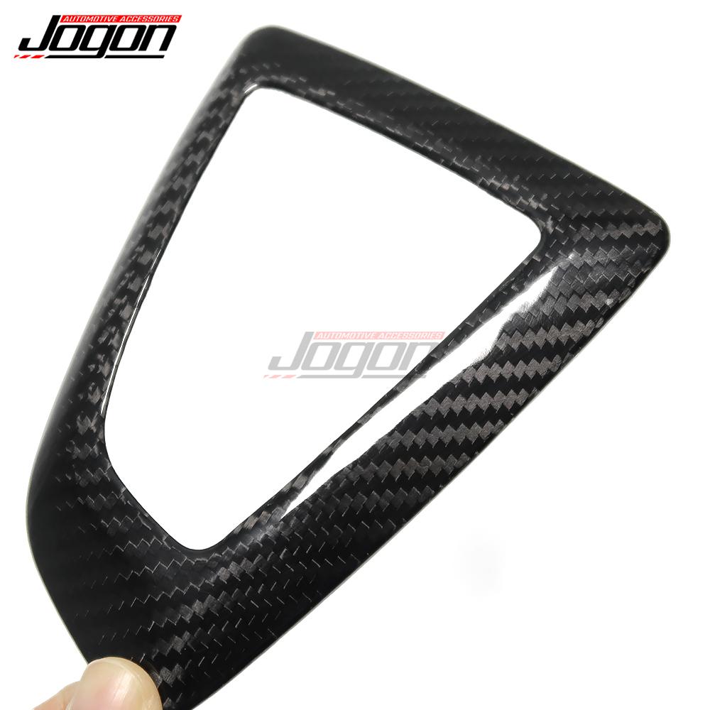 Carbon Fiber for BMW F20 F22 F21 F30 F32 F33 F36 F06 F12 F13 X5 F15 X6 F16 Car Gear Shift Knob Cover Sticker Panel Trim