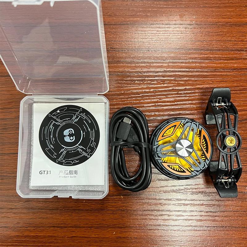 15W GT31 Cell Phone Magnetic Radiator Game Cooler Back Clip Heat Sink for IPhone Xiaomi Huawei Samsung Mobile Phone Cooling Fan