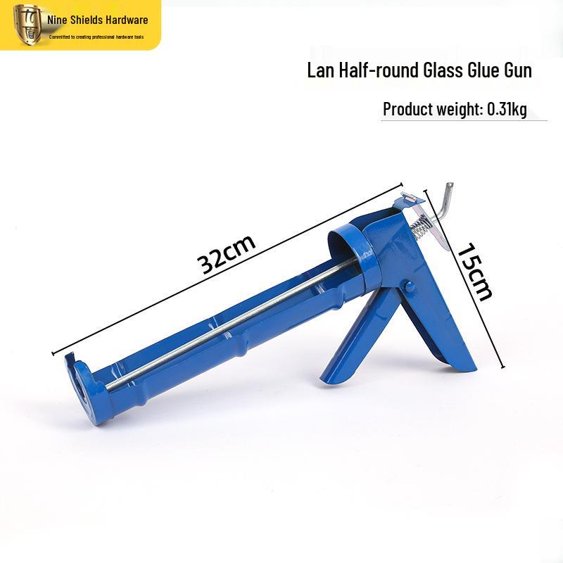 Half-Barrel Manual Glue Gun for Glass, Caulking, and Construction Decoration