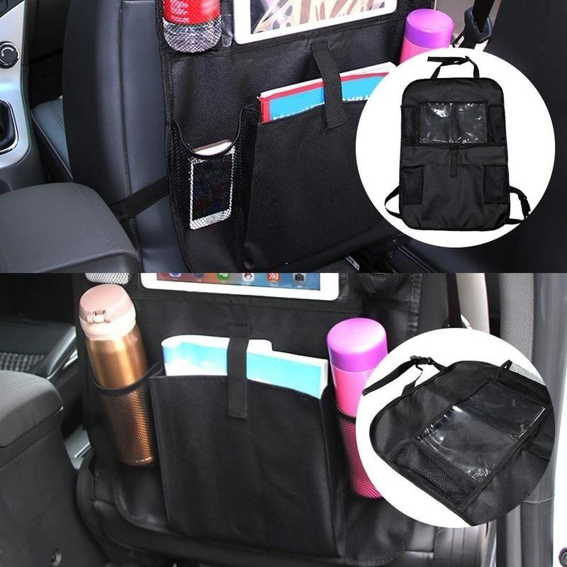 Universal Car Organizer Backseat Tablet PC Stand iPad Holder Car Backseat Storage Bag Multi-Pocket Car Seat Organizer Holder