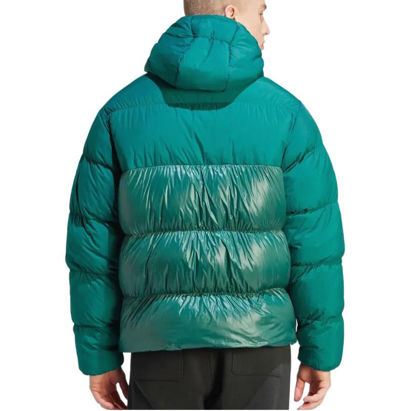 adidas Originals Adicolor Classics Daunen-Pufferjacke mit Kapuze Herren Oberbekleidung Grün IL2566