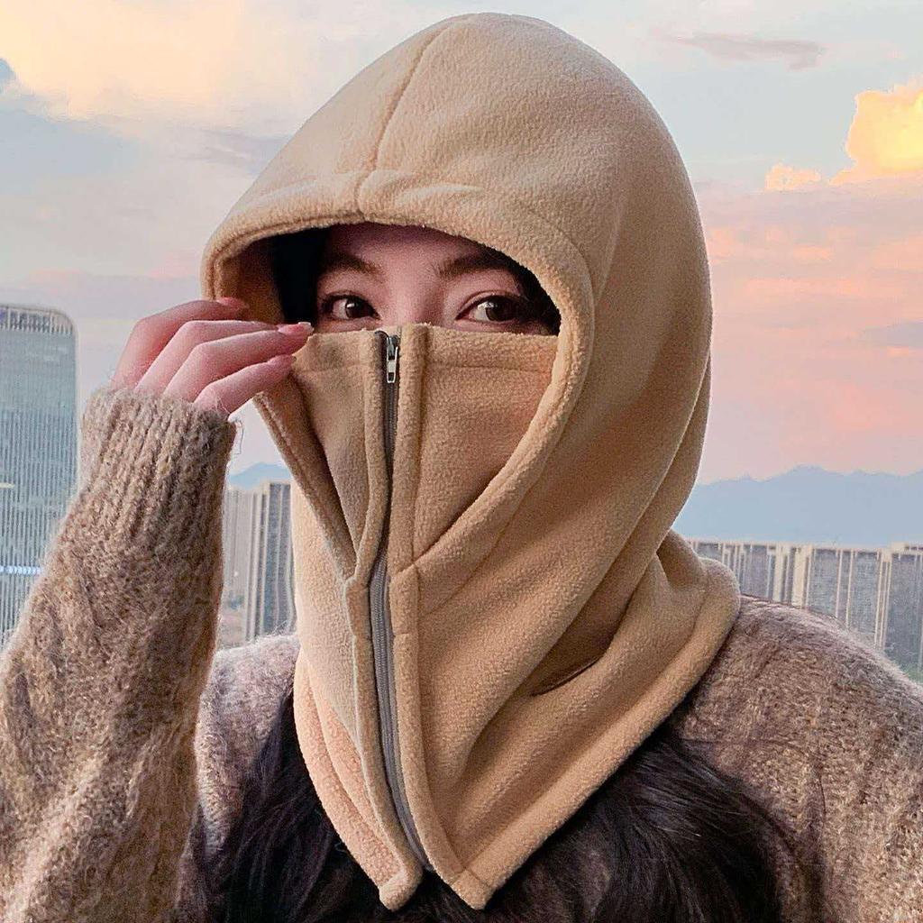 Hat men's new winter ear protection neck protection face thickened cold protection outdoor cycling warm thickened cold protection integrated hat