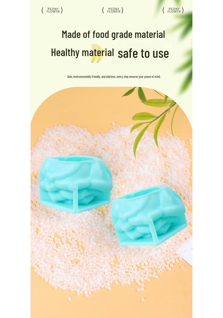 Peony & Lotus 3D Jelly Mold - Rose Milk, Silicone Mousse Pudding Cold Dish Mold