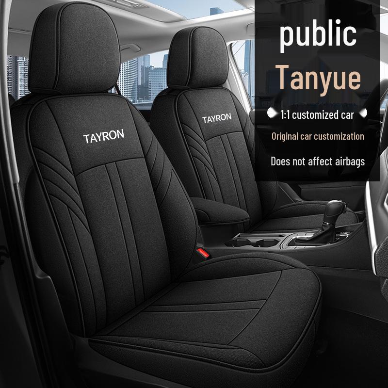 Tayron Model Universal Car Seat Cushion: 4-Season Full Surround Cover
