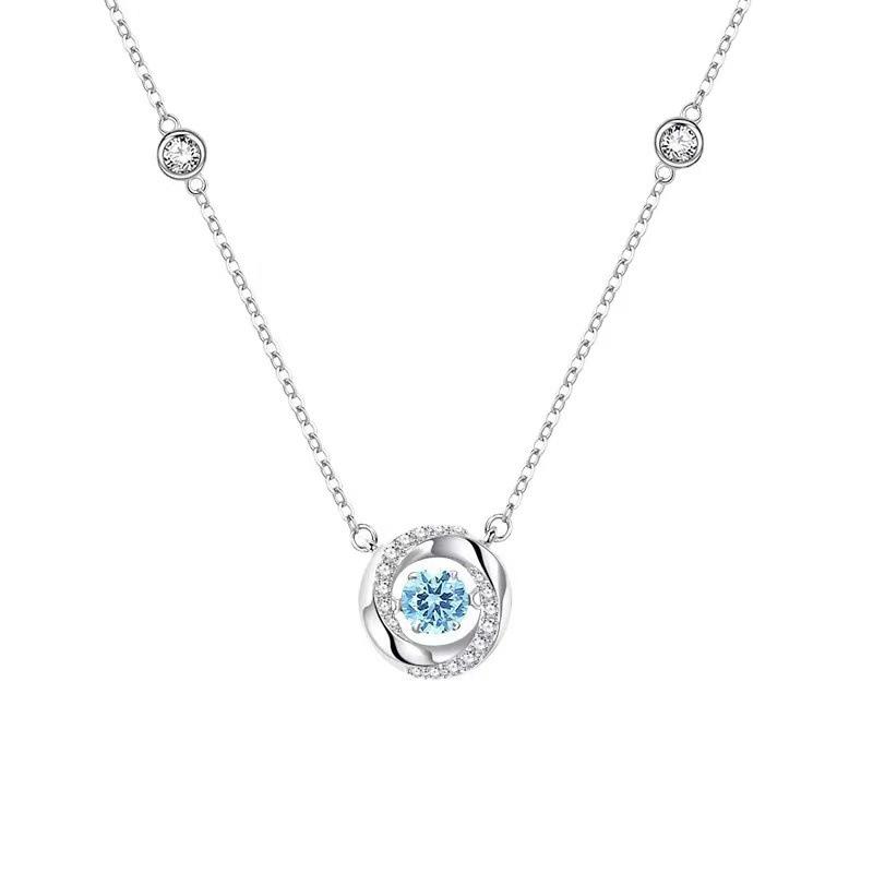 Fan Qi Bimetal Mobius Heartbeat Necklace - Women's Light Luxury Sweet Triple Collarbone Chains