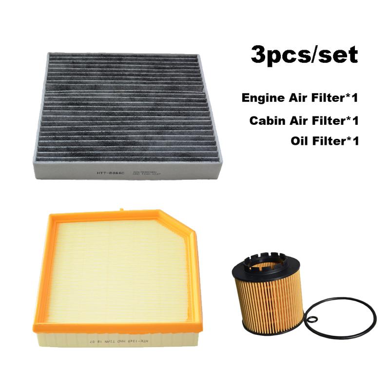 3pcs Filter Set For GEELY Tugella 1.5T XINGYUE FY11 JLH-3G15TD Engine Flow Cabin Air Oil Filter Kit Car Replacement Parts