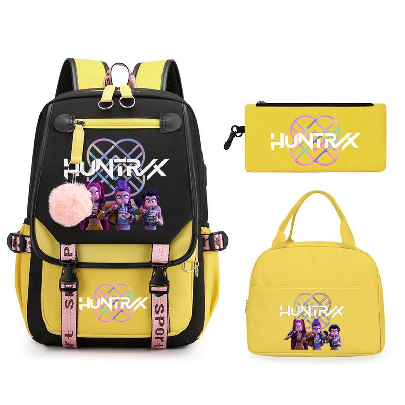 KPop Demon Hunters Demon Hunters Printed Fashion Children's Backpack Foreign Trade Trend Student School Bag