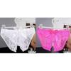 Women's Lace Bow Seamless Open Crotch Panties: Sexy, Hot, and Breathable