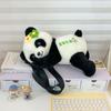 Panda Cartoon Girls Plush Backpack With Zipper Closure And Inner Pocket Perfect