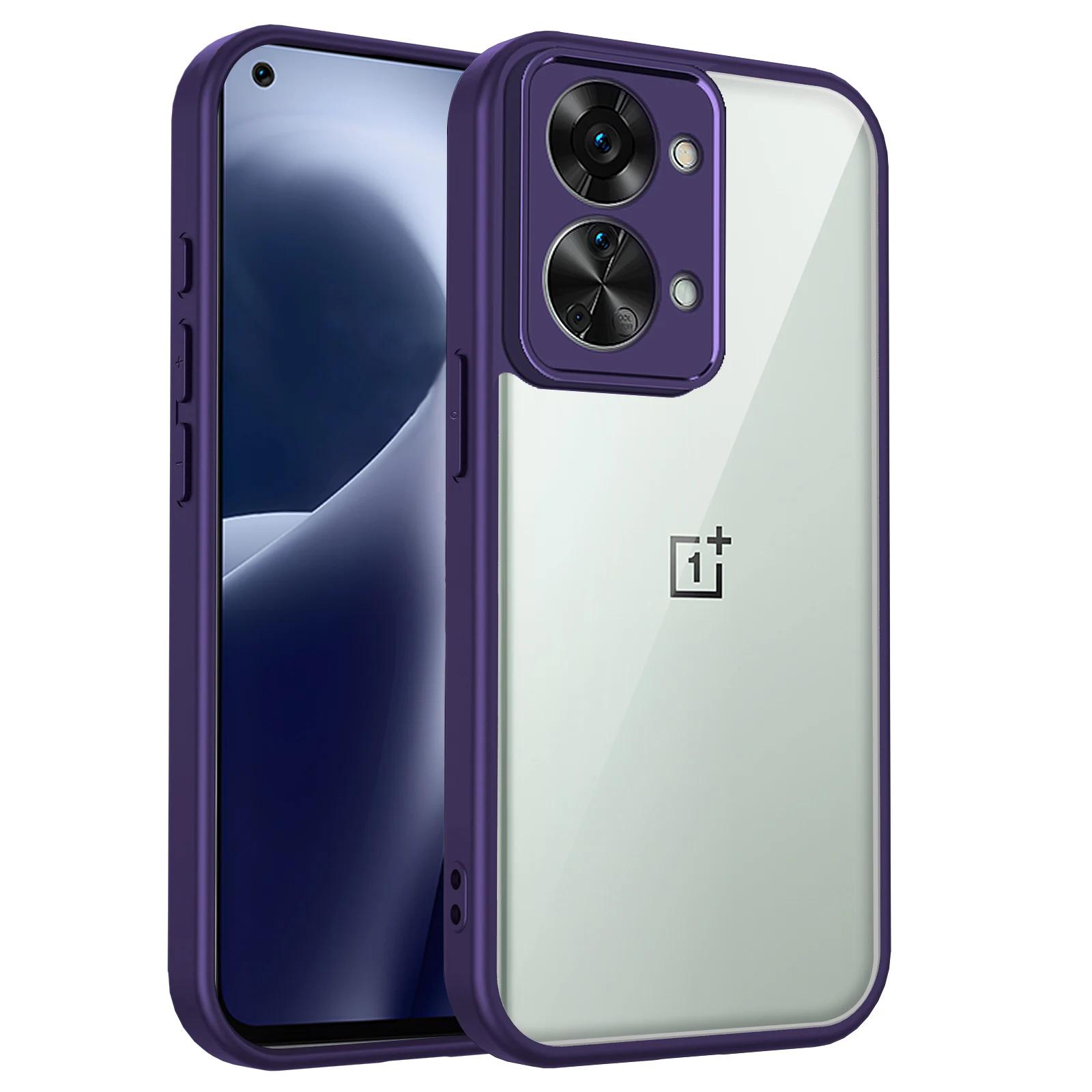

Чохол для Oneplus Nord 2T CPH2399 Ударостійкий Силіконовий Бампер Повітряна Подушка Прозора Матова Задня Кришка Жорсткий Чохол для Телефона для One Plus Nord2T OnePlus Nord 2T