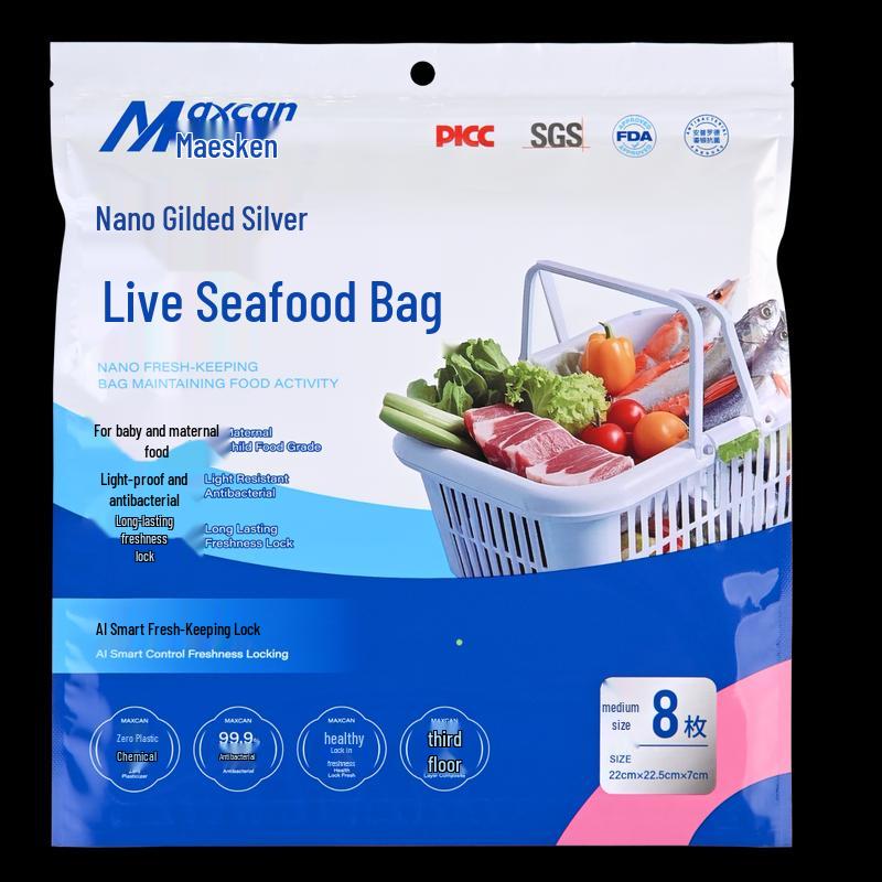 Maisiken Nano Silver Smart Food Preservation Bags