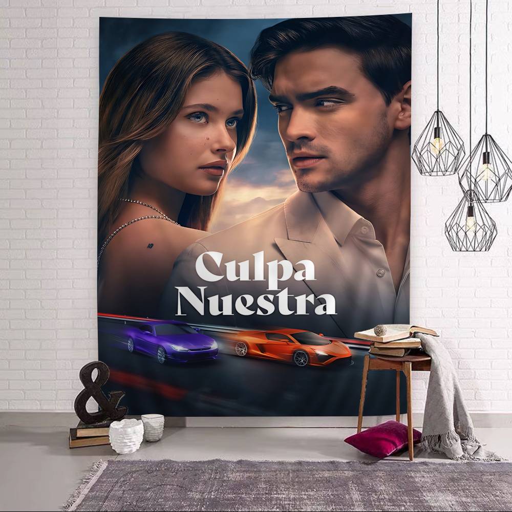 My Fault Culpa Mia 2023 Movie Colorful Tapestry Wall Hanging Hanging Tarot Hippie Wall Rugs Dorm Wall Art Decor