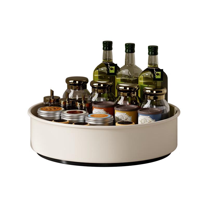 Rotating Kitchen Countertop Organizer Tray