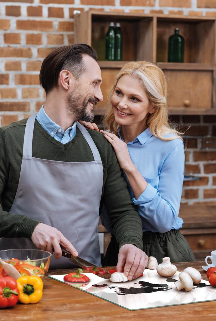 SZKLANA DESKA DO KROJENIA 45x52 MAPA