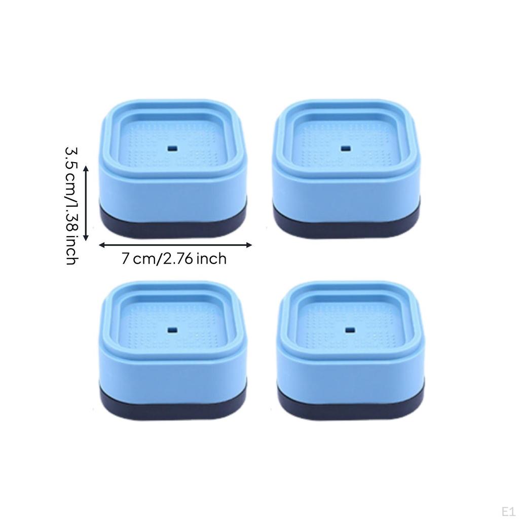 4 Pieces Laundry Appliance Feet Stackable Washer Support Textured Foot Pad