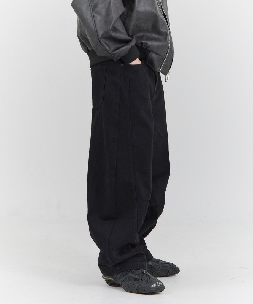 Poseusenseutibeu Fst Curved Pants (Bk)