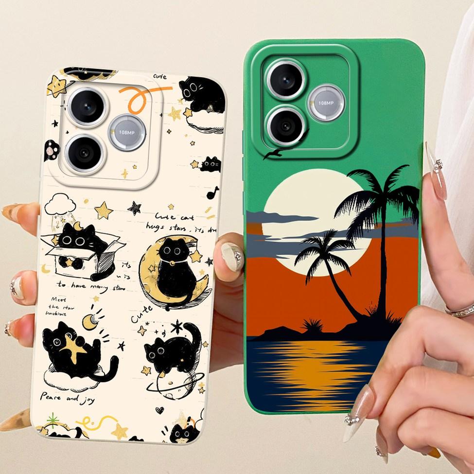 For Honor 600 Lite Case Cover Cute Kawaii Luxury Fashion Flowers Painted Silicone Casing For Honor 600Lite LNA-NX1