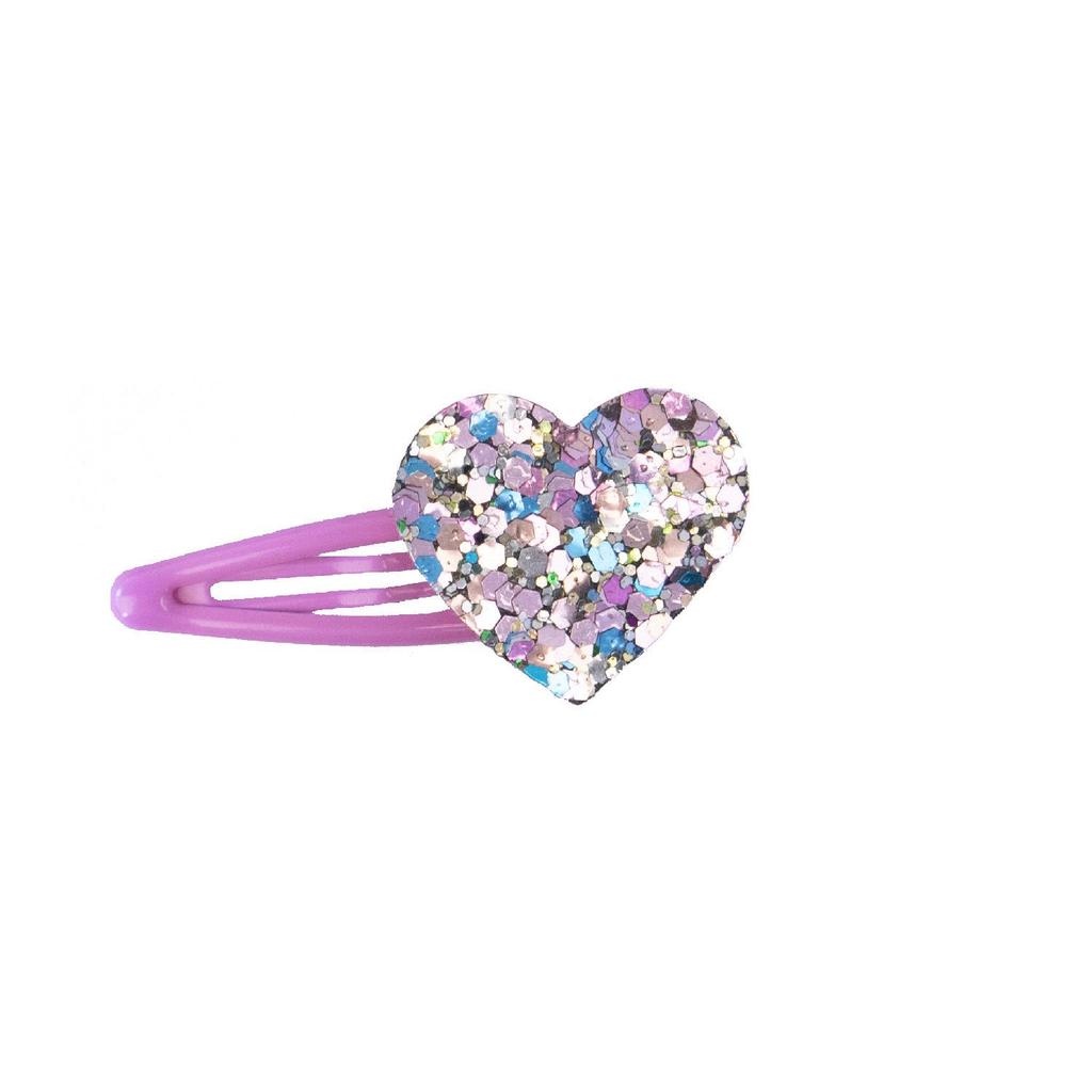Candy Color Heart & Star Cartoon Bang Hair Clips for Kids