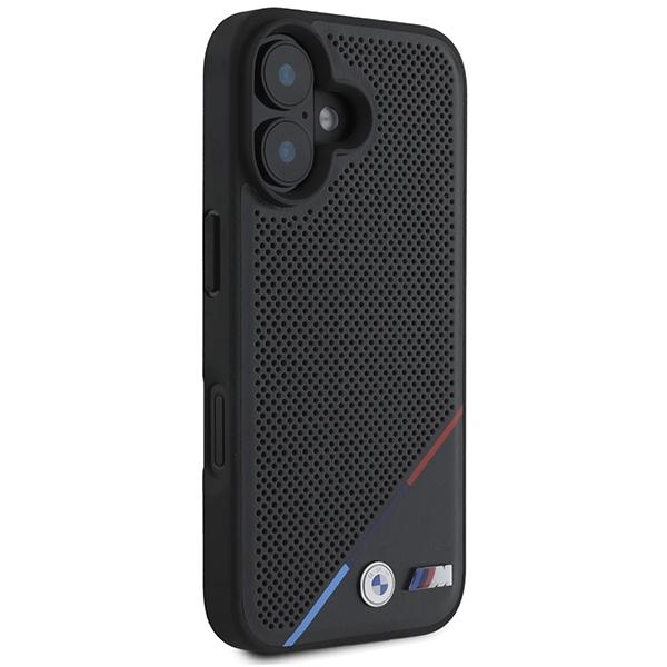 Bmw Bmhmp16M23Pupdk Iphone 16 Plus 6.7Czarny/Black Hardcase M Perforated Tricolor Line Magsafe
