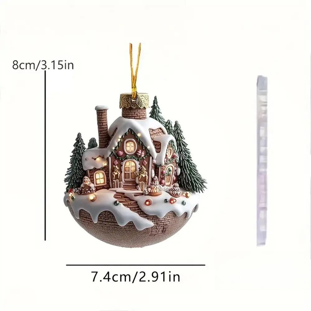 Christmas Coffee Cup Ornaments Coffee Mug Decorative Tree Hanging 2025 Xmas Navidad 2026 New Year Easter Bunny Party Supplies