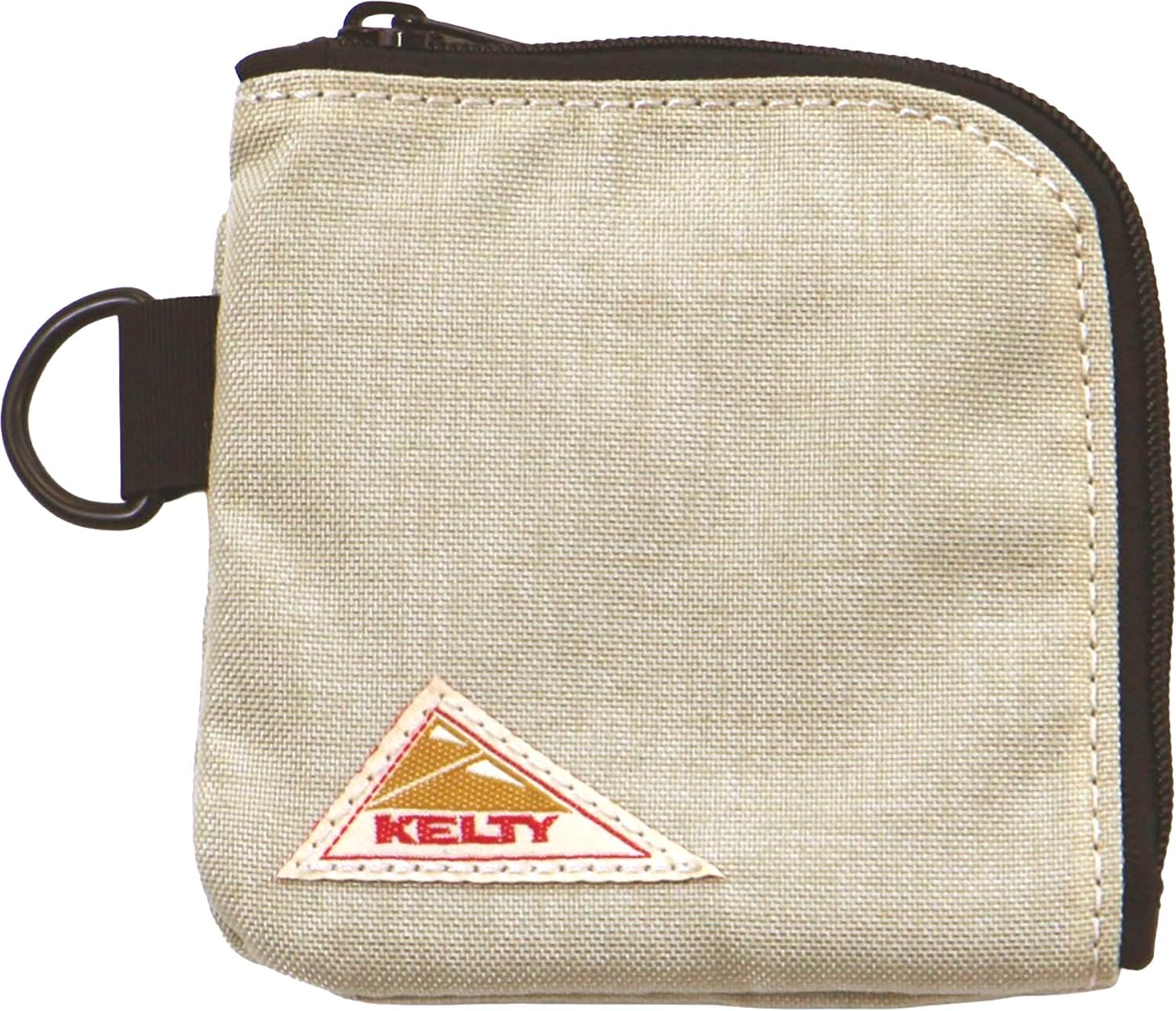 KELTY Outdoor Coin Case SQUARE COIN CASE Card 3259272025 2, Holder, 3-Layer Design, Beige, бежевый