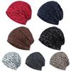 Hip Hop Beanies Letter Print Warm Men's Goth Bonnet Hat Knit Cap Streetwear Women's Cotton Winter Nightcap Head Wrap