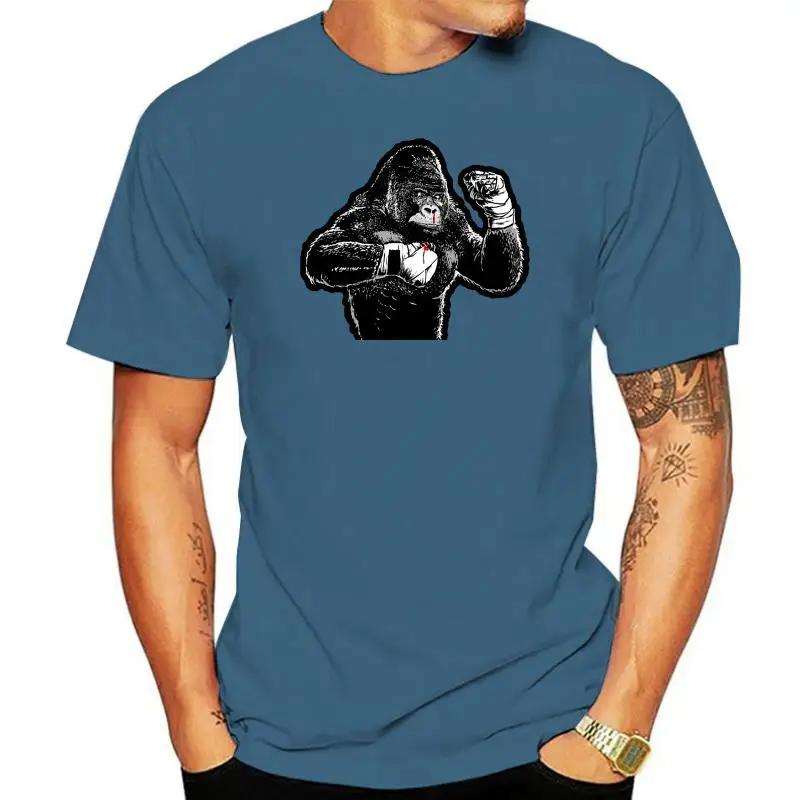 BOXING GORILLIA Mashup Ship Dtg Tops Tee T Shirt Tees Birthday Gift Tops T-Shirt