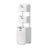 Movable Foldable Laundry Basket Dirty Clothes Storage Basket Clothes Storage Rack Bathroom Organizer Home Daily Storage Supplies