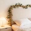 Artificial Eucalyptus Garland 6 Feet Long Faux Leaf Vine for Indoor Outdoor Home Wedding Party Wall Table Decor