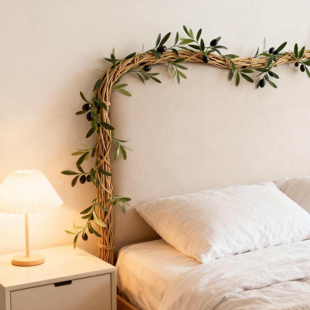 Artificial Eucalyptus Garland 6 Feet Long Faux Leaf Vine for Indoor Outdoor Home Wedding Party Wall Table Decor