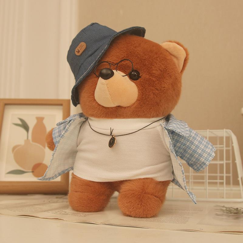 Literary William Bear Series Dolls Cute Clothing Teddy Bears Plush Toys Animals Give Friends Birthday Gifts