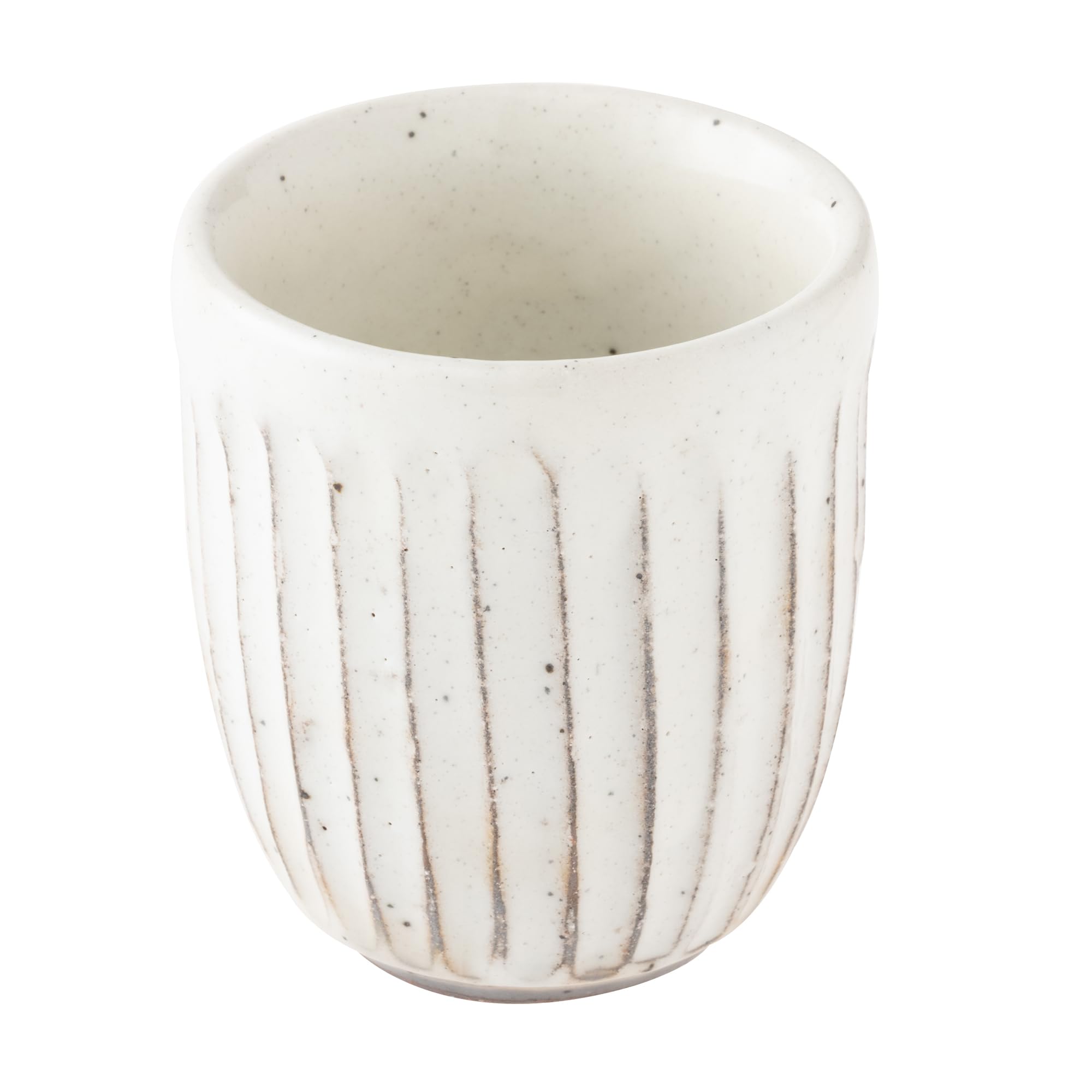 

KINTOUEN Japanese Powdered Kegimi Mino Made in 180ml Teacup, Tableware, Finish, (Scraped Grain), Ware, Japan, 10302, Ceramic,