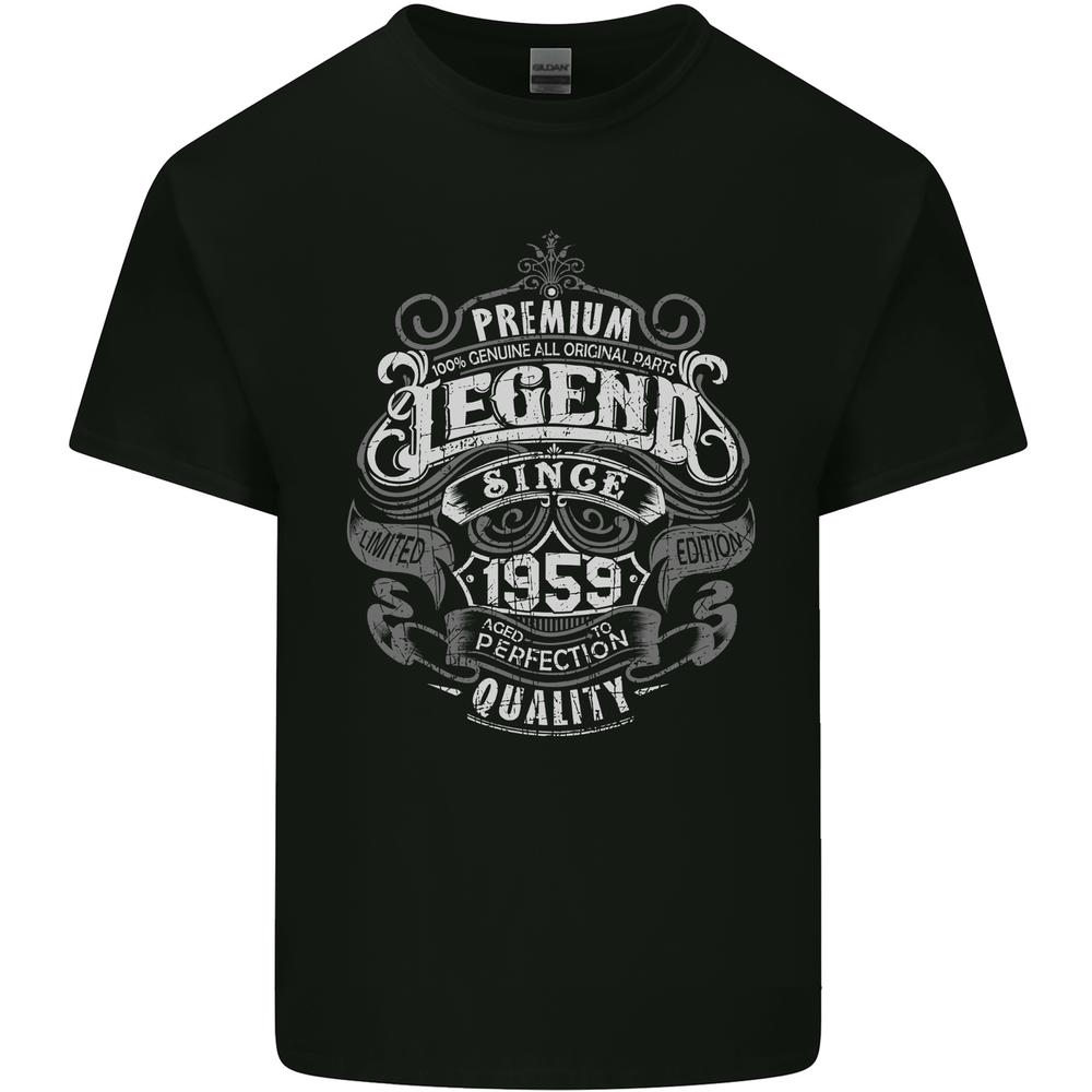 Premium Legend 67th Birthday 1959 Unisexs Cotton TShirt Tee Top S