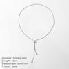 Necklace Titanium Steel No Fading Fashion Temperament Wild Ins Snake Chain Women's Simple Stainless Steel Long Sweater Chain