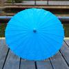 1Pcs Long-handle Paper Umbrella Photography Prop  for Baby Shower Anniversary Wedding Birthday
