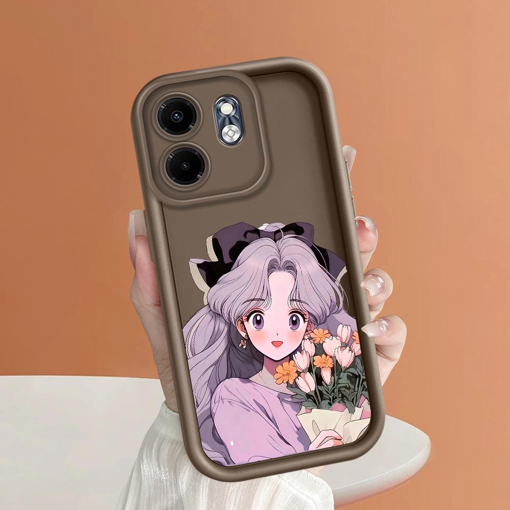 Soft Silicone Phone Casing Full Cover Camera Shockproof Protection Case for Huawei Honor Infinix Tecno iPhone Motorola Google