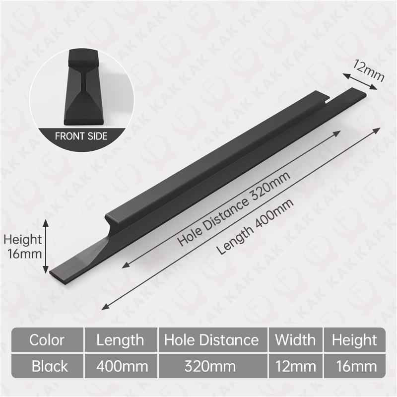 KAK Long Furniture Handles Kitchen Cabinet Knobs and Handles Shoe Cabinets Wardrobes Door Pulls 1000mm Door Handles Hardware